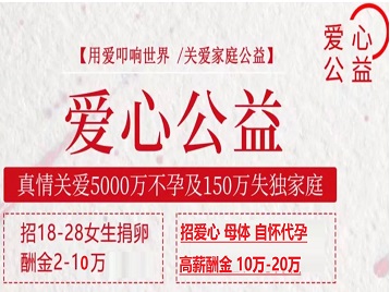 铁门关捐卵助孕生子 爱心志愿者招募